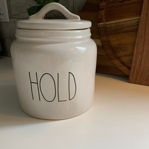 Rae Dunn Hold Canister